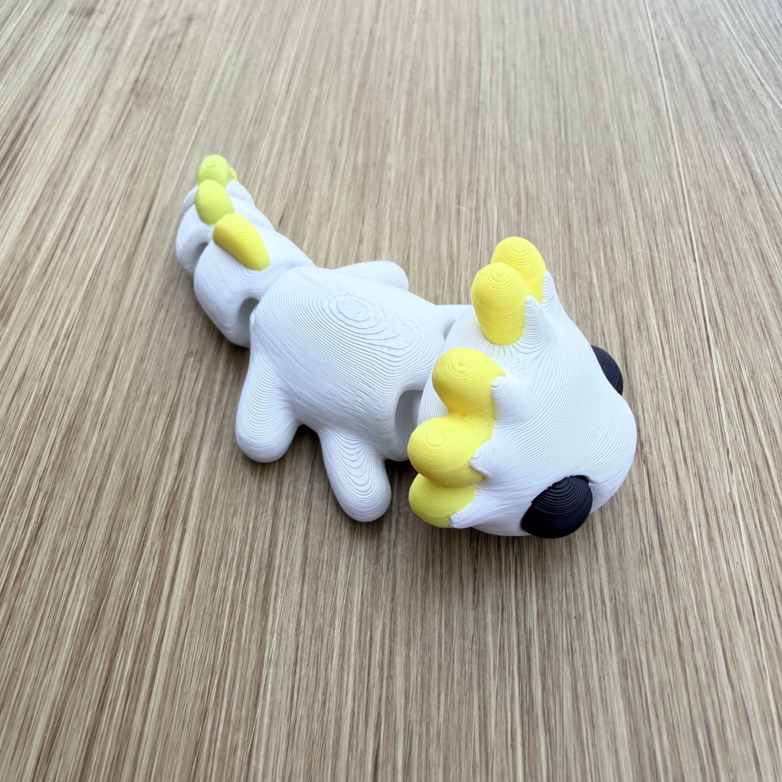 Axolotl flexi Golden Albino, Figurine