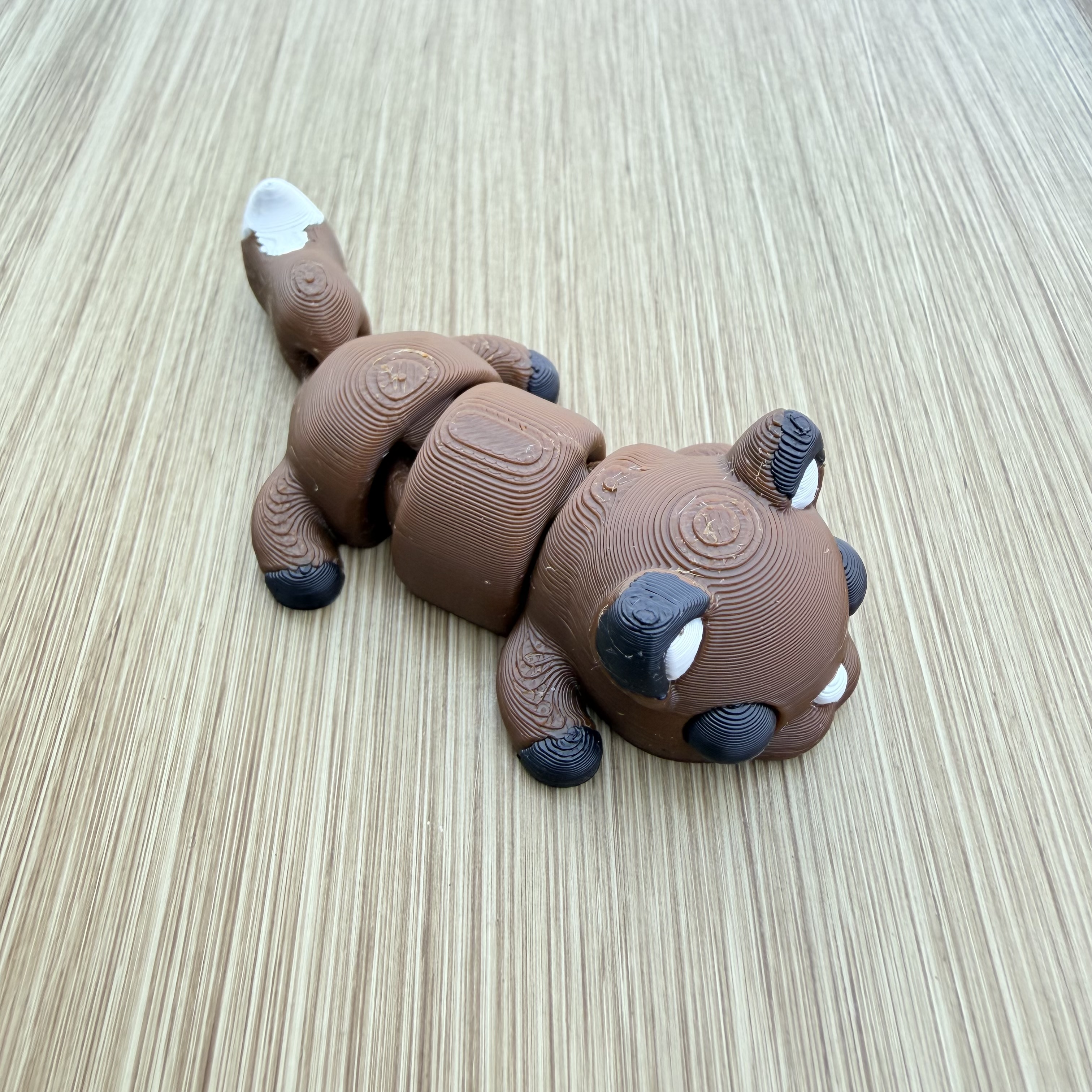 Chat flexi Cacao, Figurine