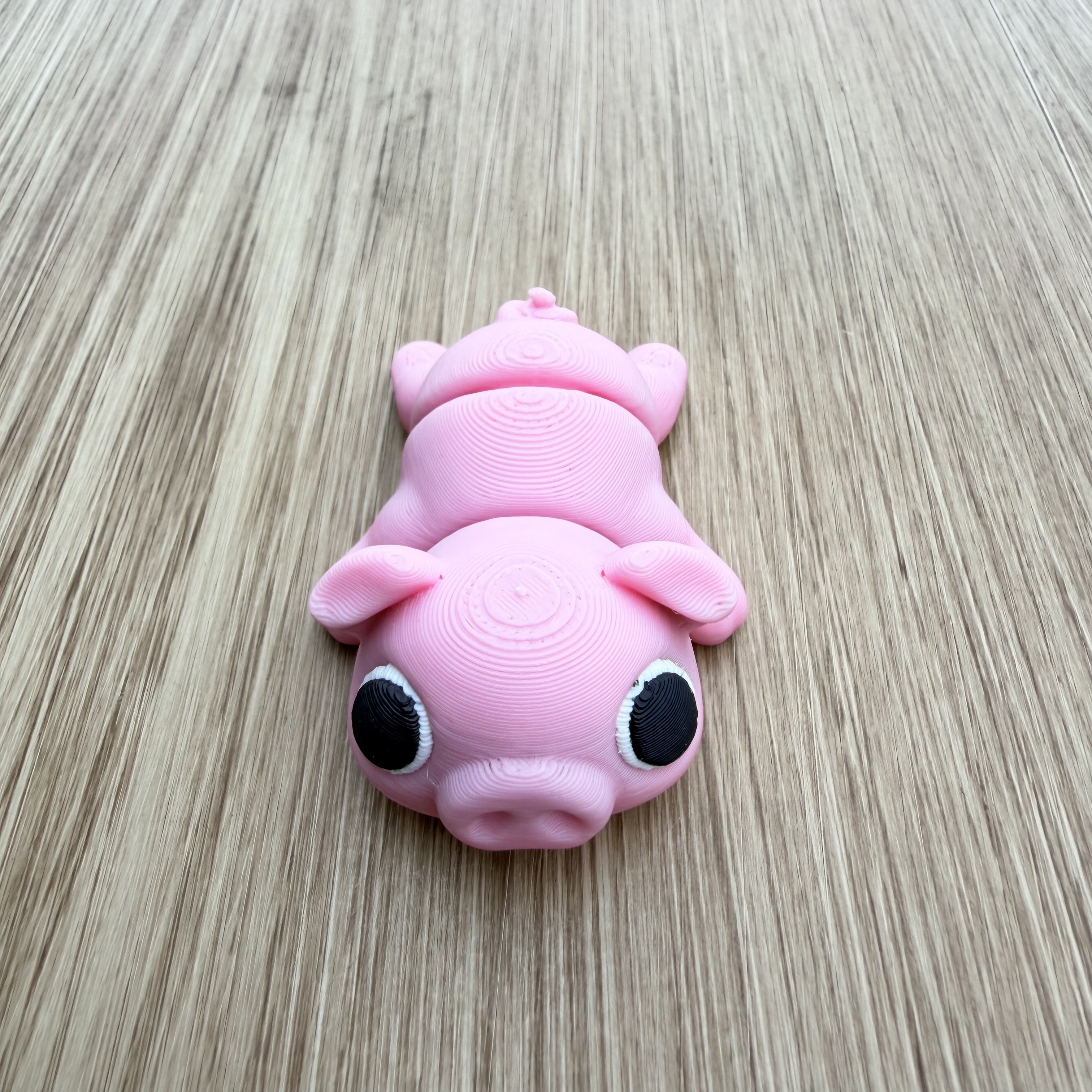 Cochon flexi, Rose et noir